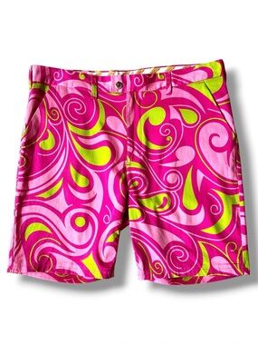 Loudmouth Men’s Golf Shorts in Cotton Candy Size 38 *Altered See Description*